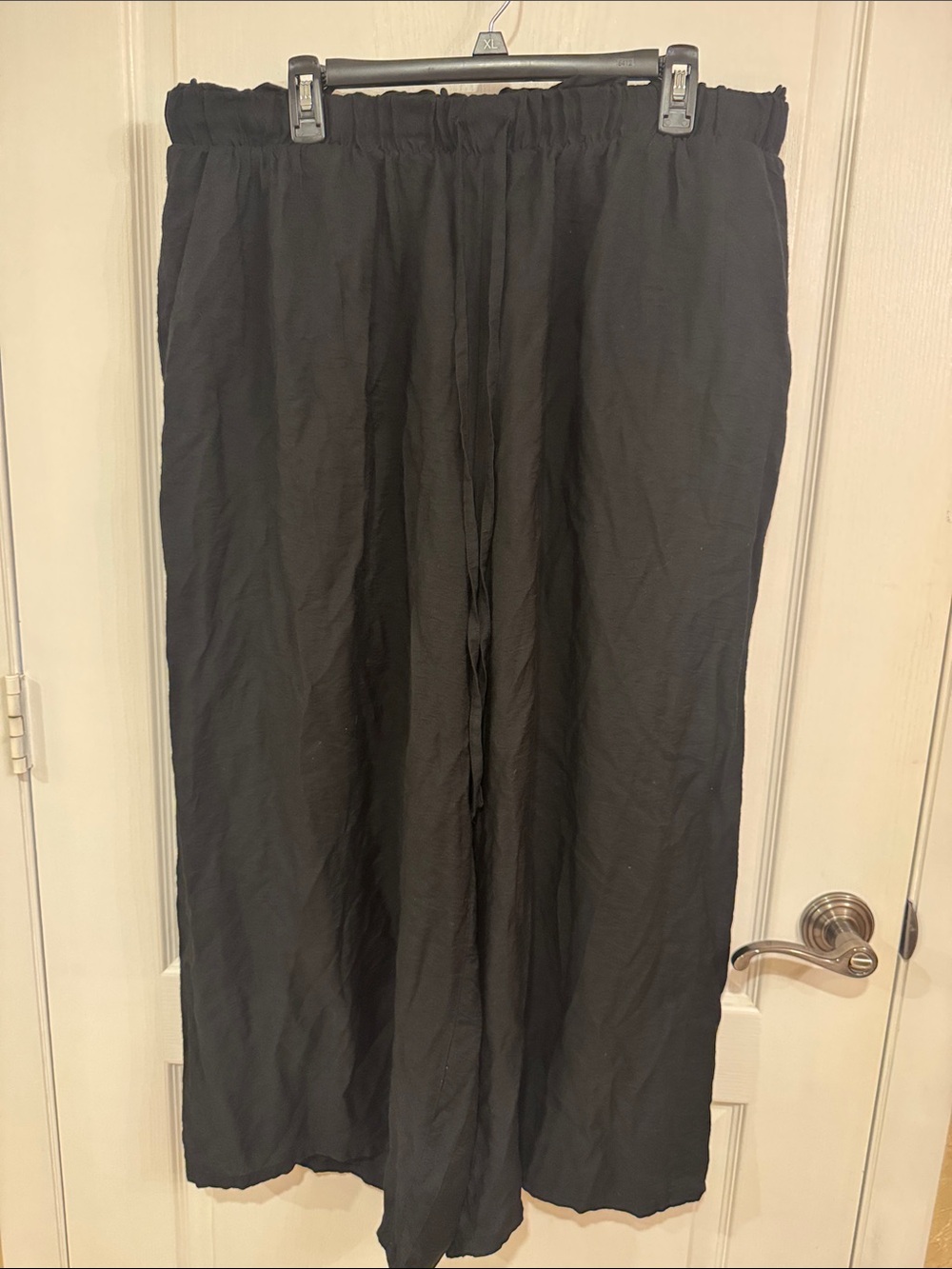 Ava & Viv Black Wide-Leg Jumpsuit Romper